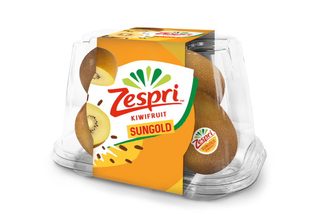 Zespri SunGold Kiwifruit in packaging